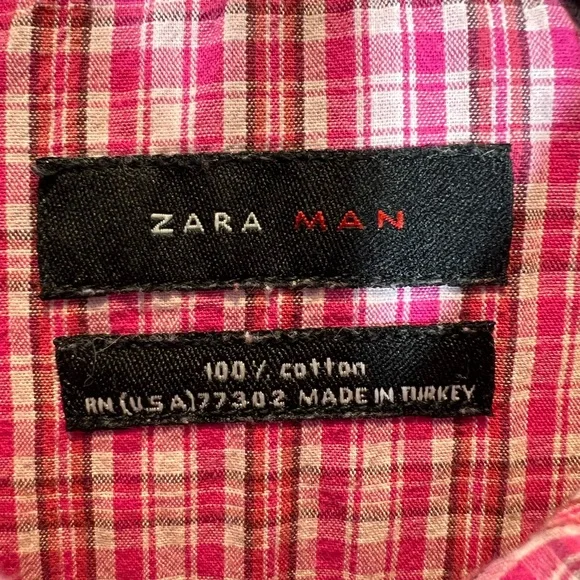 EUC Zara Short Sleeve Button Front Shirt - Picture 7 of 8